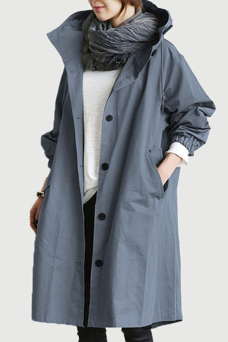 Moderne Trenchcoat Regenjas voor Dames