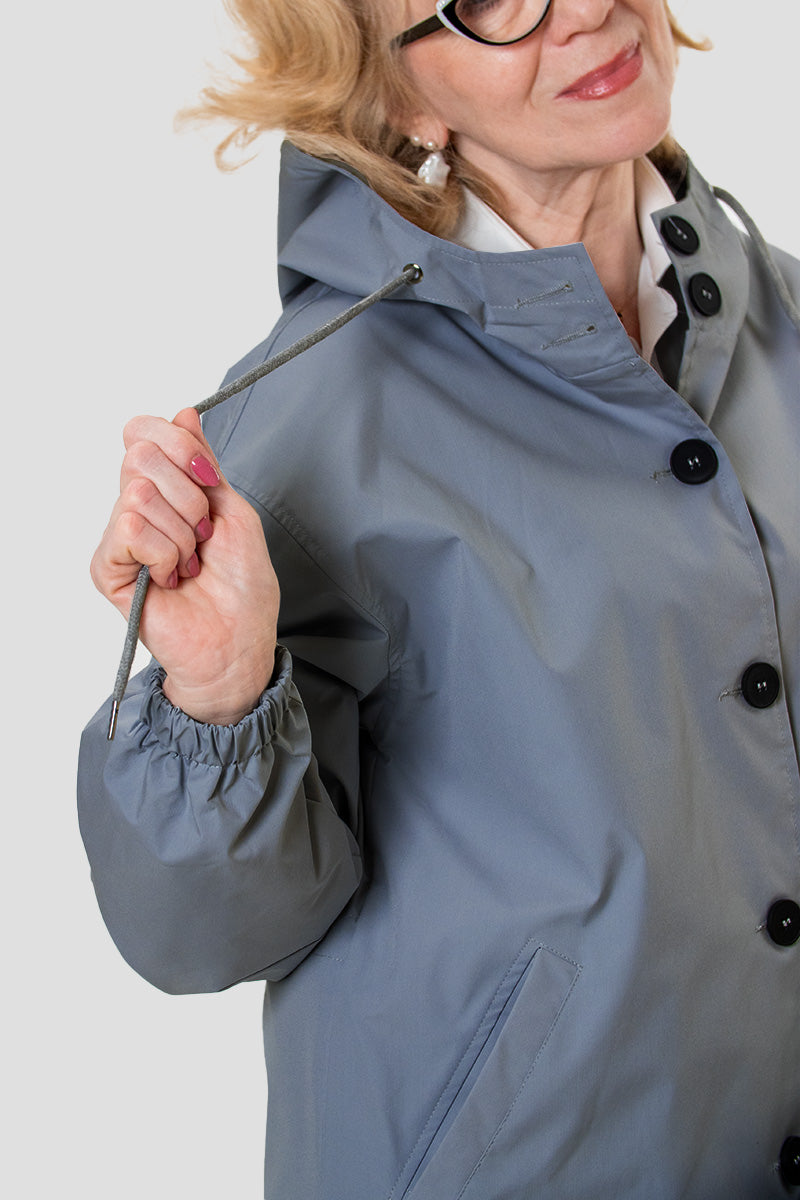 Moderne Trenchcoat Regenjas voor Dames