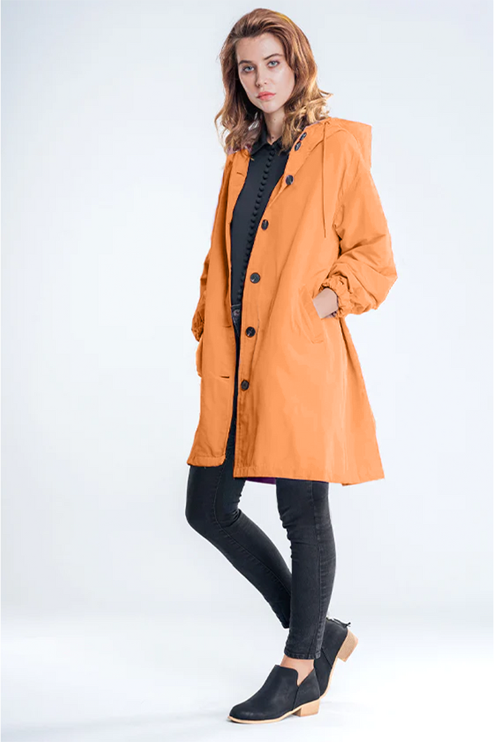 Moderne Trenchcoat Regenjas voor Dames